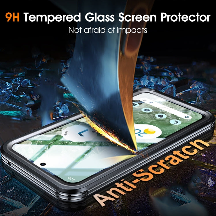 For Google Pixel 9 / 9 Pro RedPepper Transparent IP54 Life Waterproof Phone Case(Black) - free shipping - PMC TechLife - Order now!