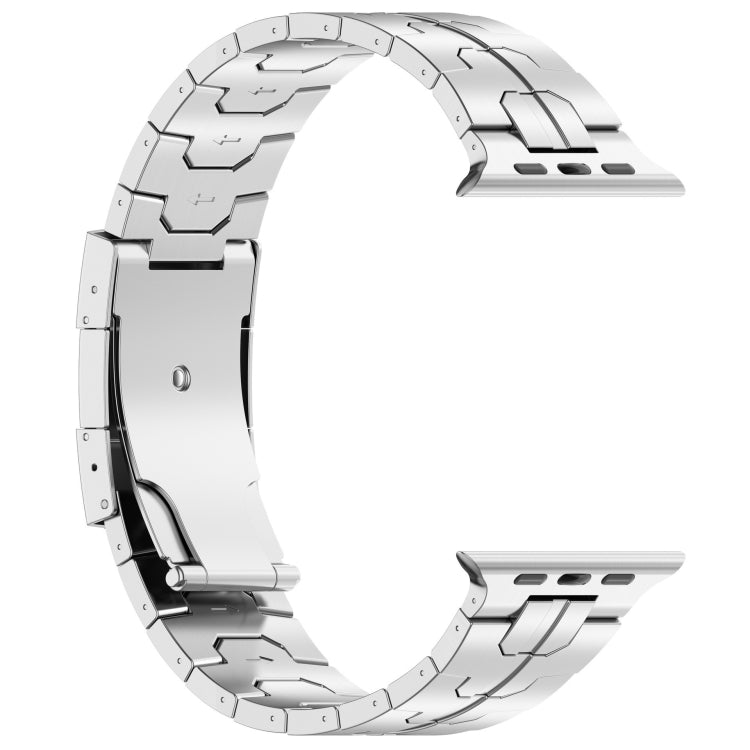 For Apple Watch Series 3 42mm Turtle Buckle Titanium Alloy Watch Band(Silver) - free shipping - PMC TechLife - Order now!