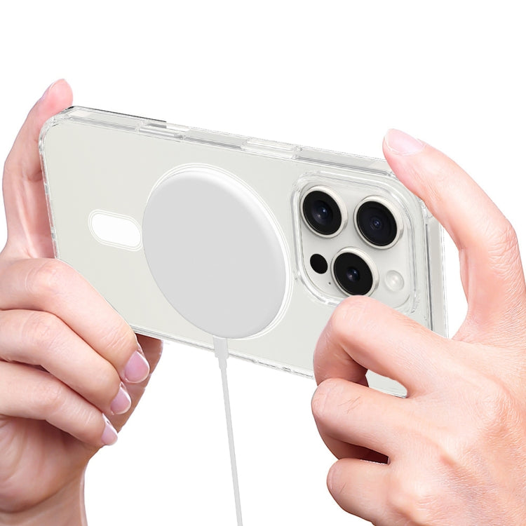 For iPhone 16 Pro Max MagSafe Clear Acrylic PC Hybrid TPU Phone Case(Transparent) - iPhone 16 Pro Max Cases by PMC TechLife | Online Shopping South Africa | PMC TechLife | Buy Now Pay Later Mobicred