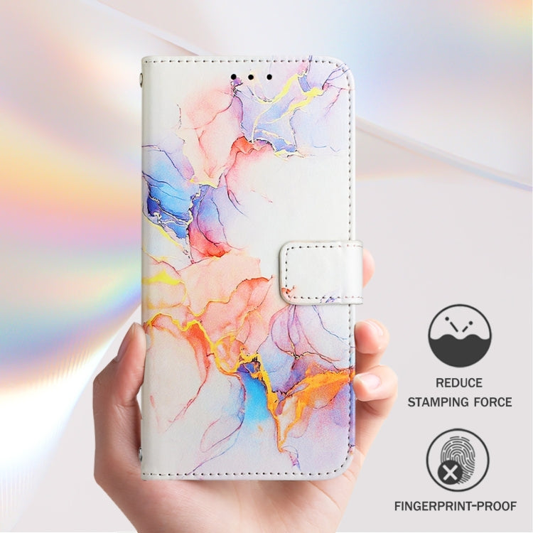 For Blackview Shark 8 PT003 Marble Pattern Flip Leather Phone Case(Galaxy Marble White) - More Brand by PMC TechLife | Online Shopping South Africa | PMC TechLife | Buy Now Pay Later Mobicred