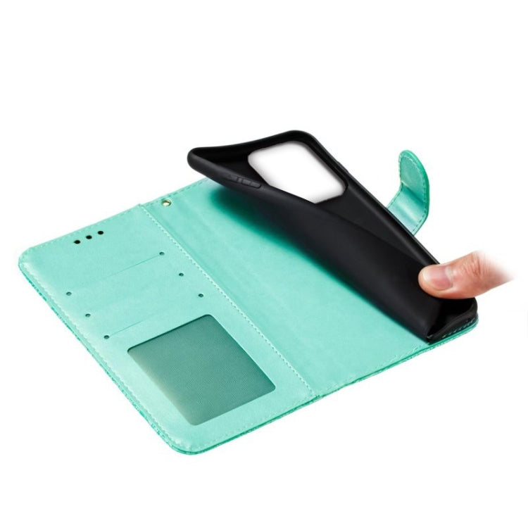 For Motorola Moto G Play 2024 Lace Flower Embossing Flip Leather Phone Case(Green) - free shipping - PMC Jewellery - Order now!