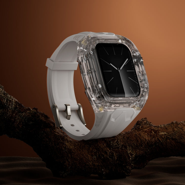 For Apple Watch Series 8 45mm Modified PC Hybrid TPU Watch Case Band(Starlight Transparent) - free shipping - PMc TechLife - Order now!