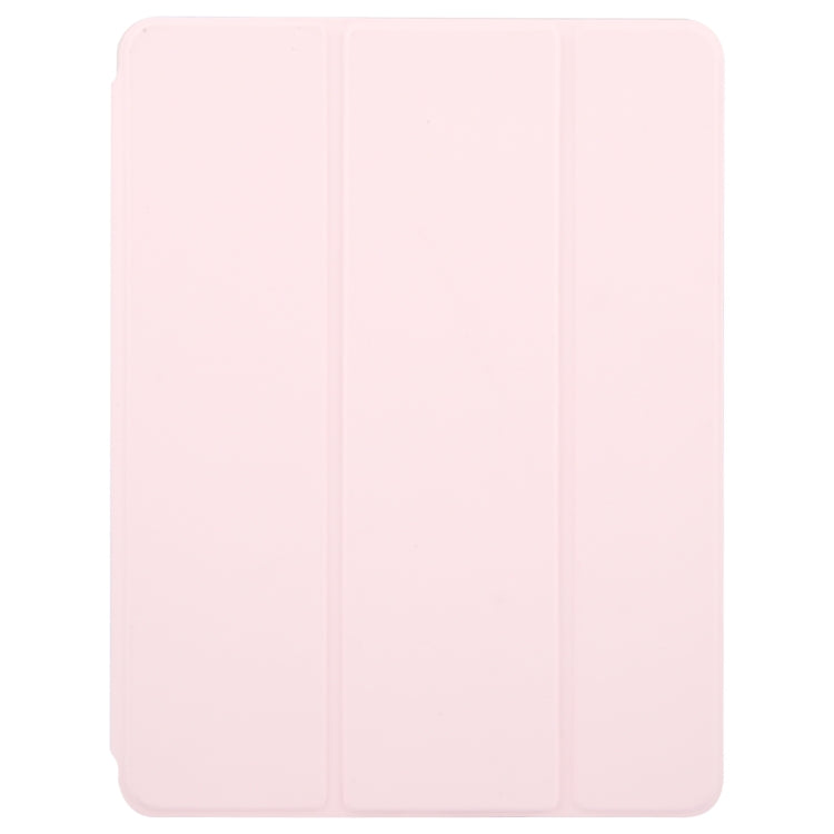 For iPad Air 11 2025 / 2024 / Air 5 GEBEI Acrylic TPU 3-folding Rotating Smart Tablet Leather Case withh Pen Slot(Pink) - free shipping - PMC TechLife - Order now!