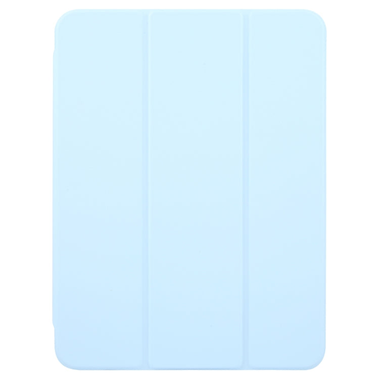 For iPad Pro 13 2024 GEBEI Acrylic TPU 3-folding Rotating Smart Tablet Leather Case withh Pen Slot(Sky Blue) - iPad Pro 13 2024 Cases by GEBEI | Online Shopping South Africa | PMC TechLife | Buy Now Pay Later Mobicred