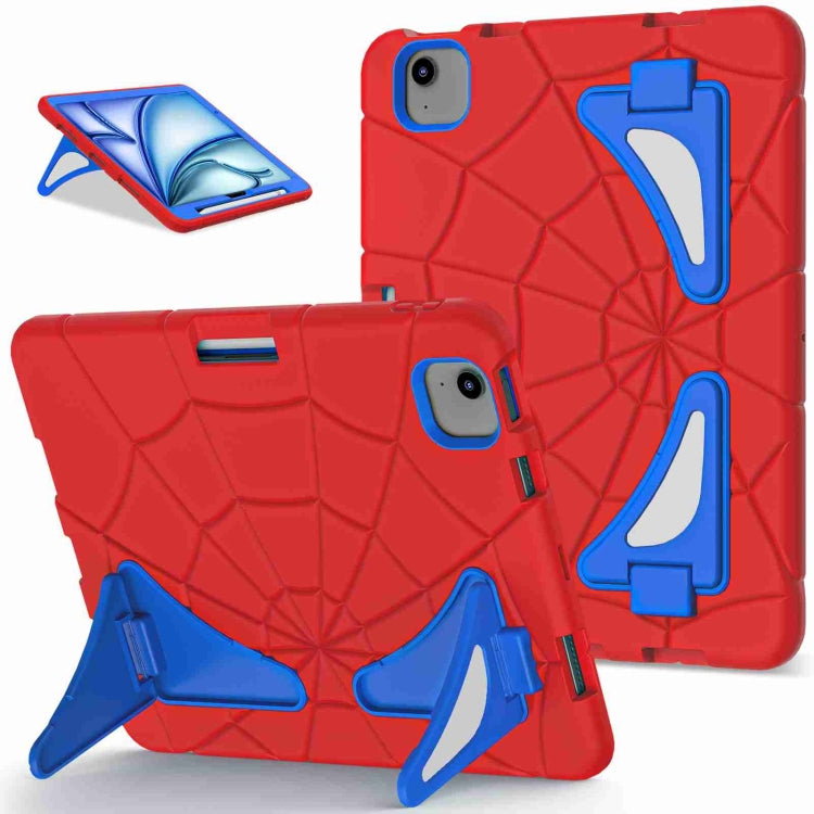 For iPad Air 11 2025 / 2024 Silicone + PC Shockproof Protective Tablet Case(Red Blue) - iPad Air 11 2025 / 2024 Cases by PMC TechLife | Online Shopping South Africa | PMC TechLife | Buy Now Pay Later Mobicred