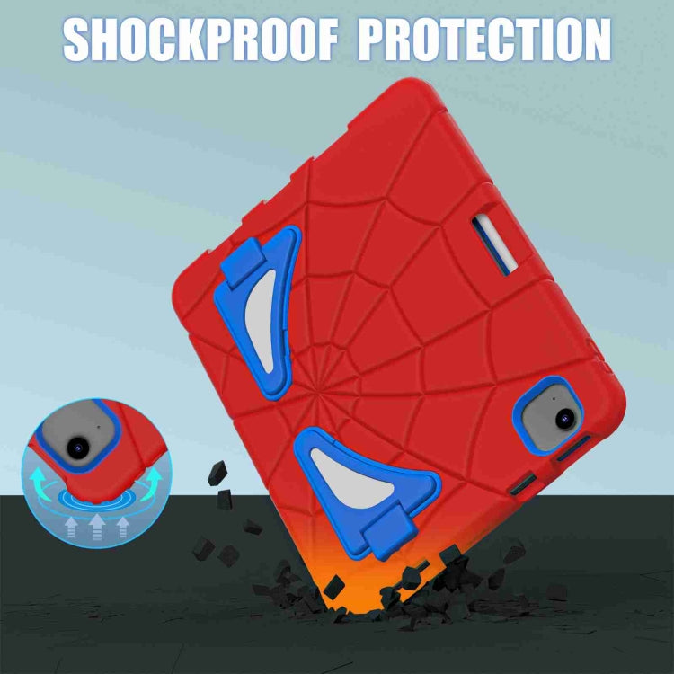 For iPad Air 11 2025 / 2024 Silicone + PC Shockproof Protective Tablet Case(Red Blue) - iPad Air 11 2025 / 2024 Cases by PMC TechLife | Online Shopping South Africa | PMC TechLife | Buy Now Pay Later Mobicred