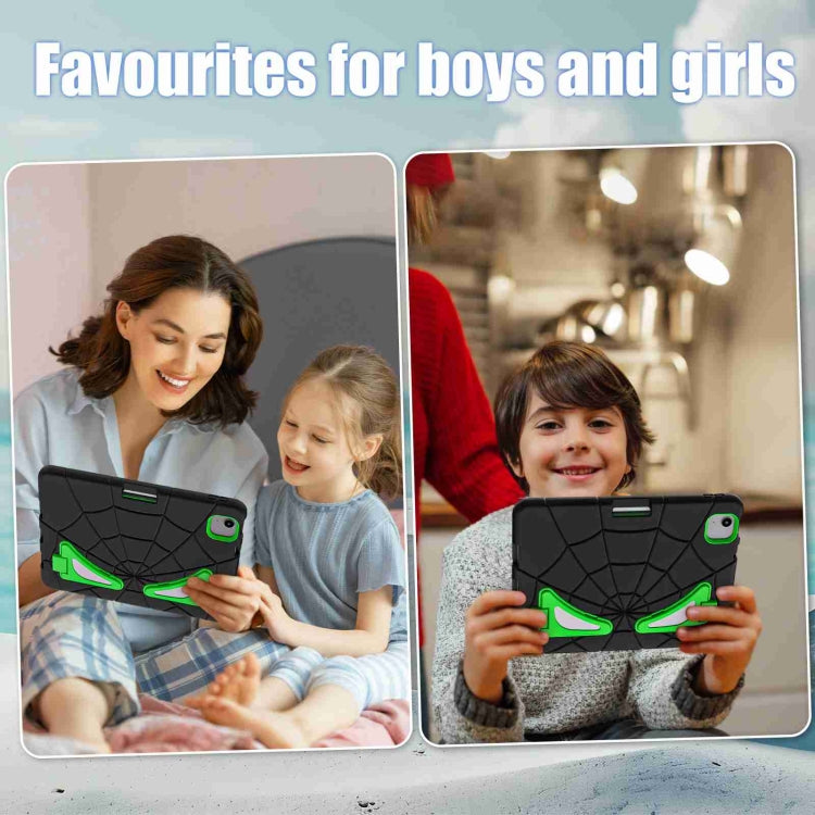 For iPad Air 11 2024 Silicone + PC Shockproof Protective Tablet Case(Black Green) - iPad Air 11 2024 Cases by PMC TechLife | Online Shopping South Africa | PMC TechLife | Buy Now Pay Later Mobicred