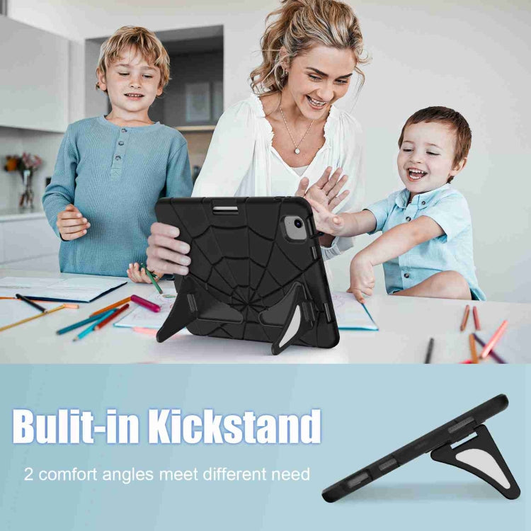 For iPad Air 11 2025 / 2024 Silicone + PC Shockproof Protective Tablet Case(Black) - iPad Air 11 2025 / 2024 Cases by PMC TechLife | Online Shopping South Africa | PMC TechLife | Buy Now Pay Later Mobicred