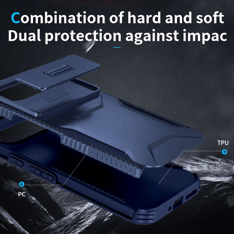 For Google Pixel 9 Pro XL Sliding Camshield Phone Case(Blue) - Google Cases by PMC TechLife | Online Shopping South Africa | PMC TechLife | Buy Now Pay Later Mobicred