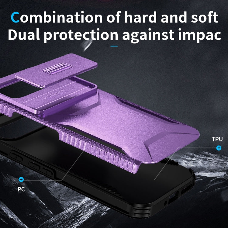 For Google Pixel 9 Pro XL Sliding Camshield Phone Case(Purple) - Google Cases by PMC TechLife | Online Shopping South Africa | PMC TechLife | Buy Now Pay Later Mobicred
