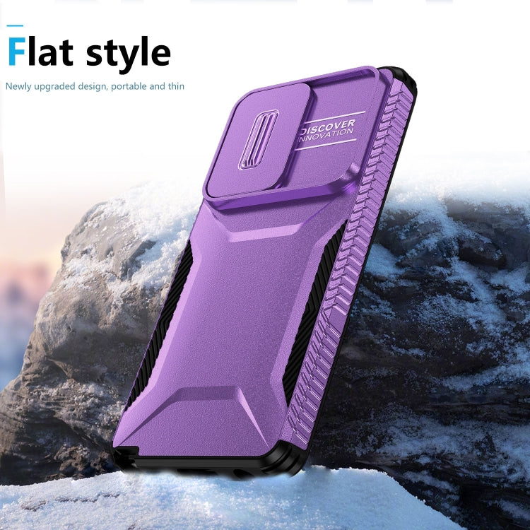 For Motorola Moto G Stylus 5G 2024 Sliding Camshield Phone Case(Purple) - Motorola Cases by PMC Jewellery | Online Shopping South Africa | PMC Jewellery | Buy Now Pay Later Mobicred