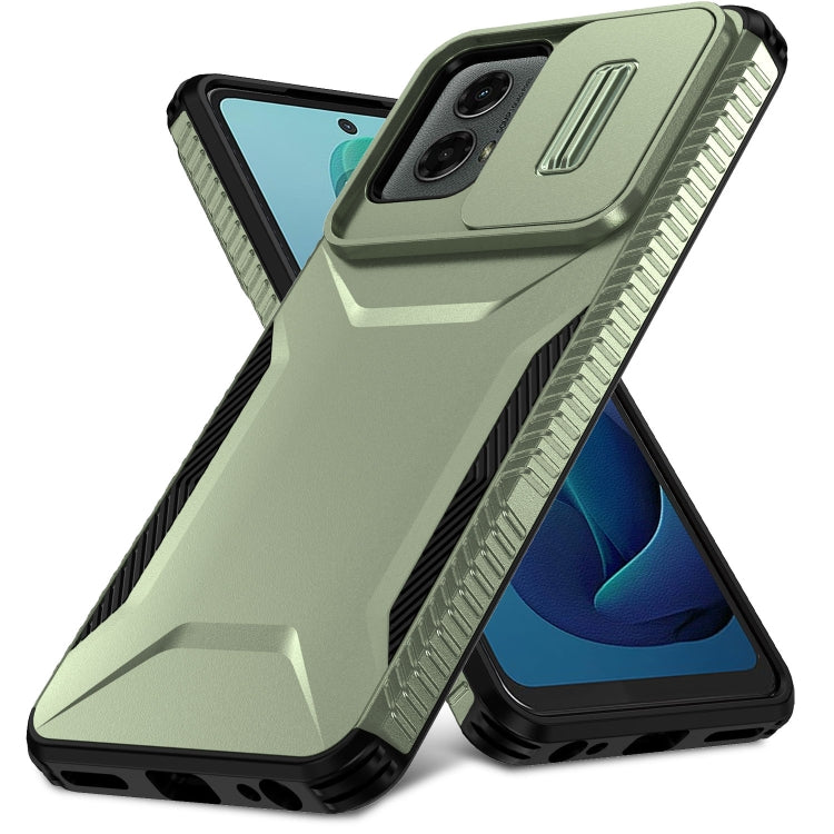 For Motorola Moto G 5G 2024 Sliding Camshield Phone Case(Alpine Green) - Motorola Cases by PMC Jewellery | Online Shopping South Africa | PMC Jewellery | Buy Now Pay Later Mobicred