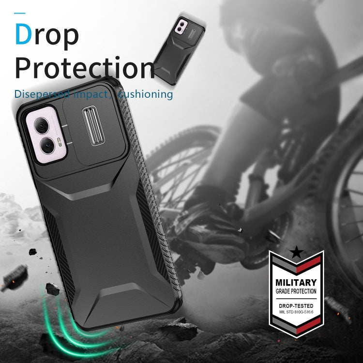 For Motorola Moto G Power 5G 2024 Sliding Camshield Phone Case(Black) - Motorola Cases by PMC Jewellery | Online Shopping South Africa | PMC Jewellery | Buy Now Pay Later Mobicred