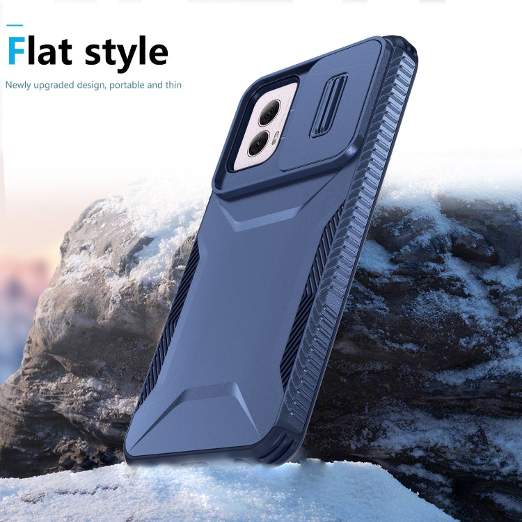 For Motorola Moto G Power 5G 2024 Sliding Camshield Phone Case(Blue) - Motorola Cases by PMC Jewellery | Online Shopping South Africa | PMC Jewellery | Buy Now Pay Later Mobicred