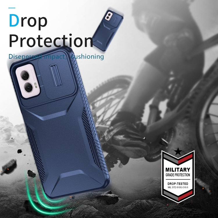 For Motorola Moto G Power 5G 2024 Sliding Camshield Phone Case(Blue) - Motorola Cases by PMC Jewellery | Online Shopping South Africa | PMC Jewellery | Buy Now Pay Later Mobicred