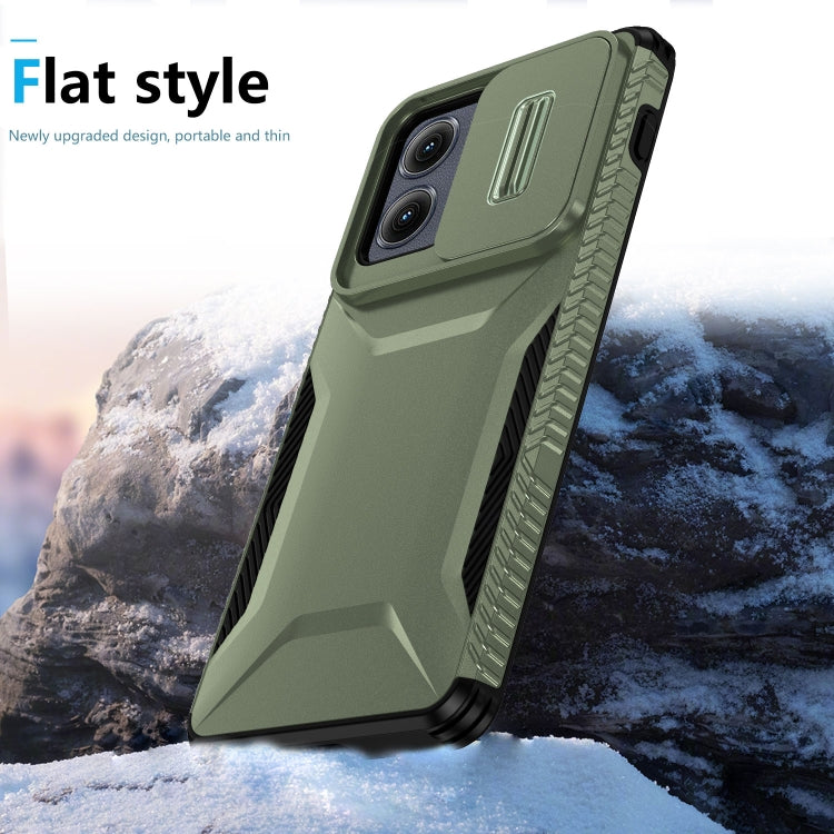 For Motorola Edge 5G 2024 Sliding Camshield Phone Case(Alpine Green) - Motorola Cases by PMC Jewellery | Online Shopping South Africa | PMC Jewellery | Buy Now Pay Later Mobicred