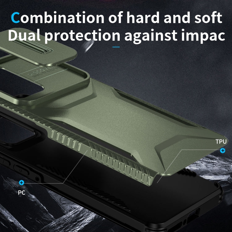 For Motorola Edge 5G 2024 Sliding Camshield Phone Case(Alpine Green) - Motorola Cases by PMC Jewellery | Online Shopping South Africa | PMC Jewellery | Buy Now Pay Later Mobicred