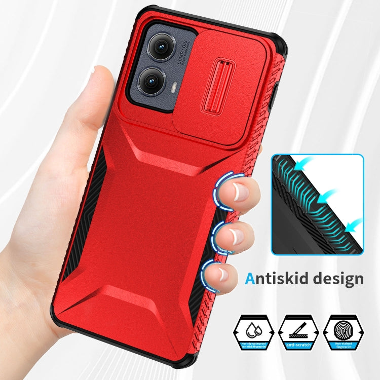 For Motorola Edge 5G 2024 Sliding Camshield Phone Case(Red) - free shipping - PMC Jewellery - Order now!