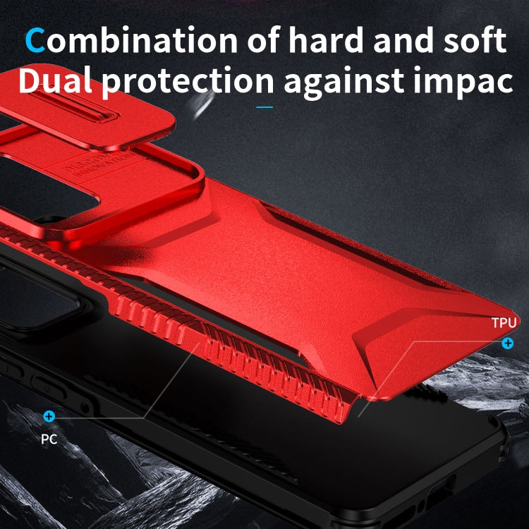 For Motorola Edge 5G 2024 Sliding Camshield Phone Case(Red) - free shipping - PMC Jewellery - Order now!