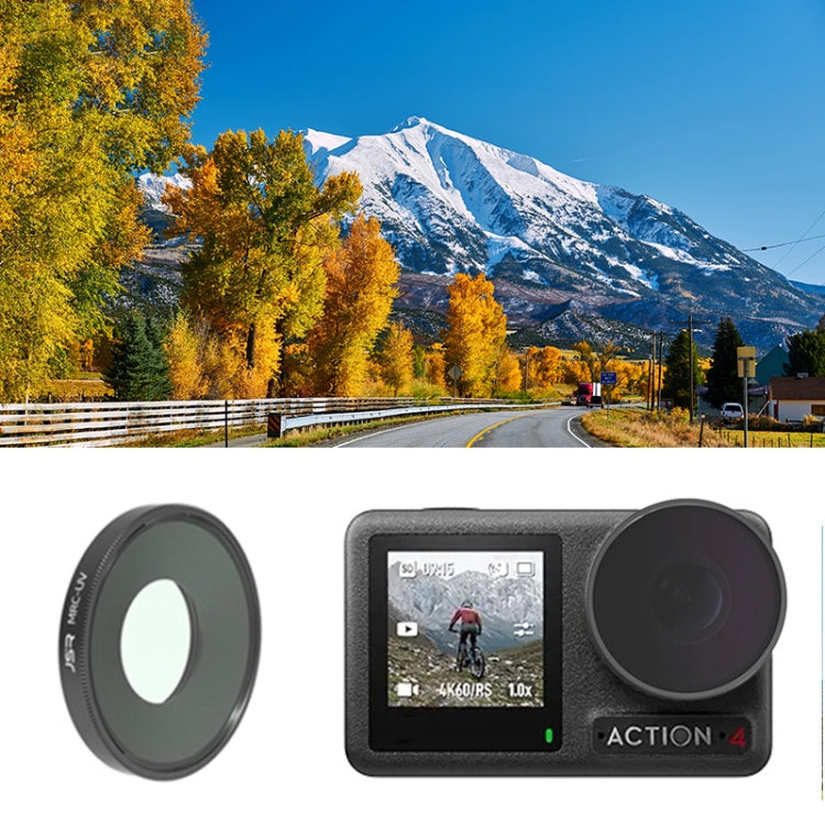 For DJI Osmo Action 4 JUNESTAR Threaded Camera Lens Filter, Filter:MCUV - Lens Filter by JSR | Online Shopping South Africa | PMC TechLife | Buy Now Pay Later Mobicred