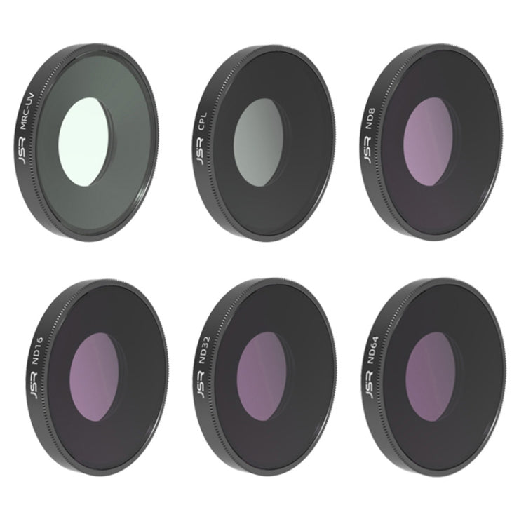 For DJI Osmo Action 4 JUNESTAR Threaded Camera Lens Filter, Filter:6 in 1 ND8-64 UV CPL - free shipping - PMC TechLife - Order now!