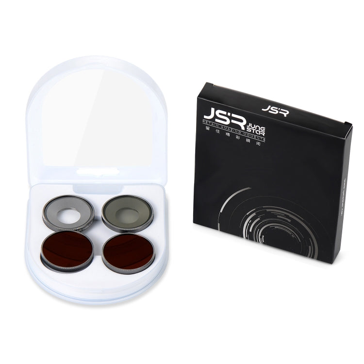 For DJI Osmo Action 4 JUNESTAR Threaded Camera Lens Filter, Filter:4 in 1 ND8-64PL - Lens Filter by JSR | Online Shopping South Africa | PMC TechLife | Buy Now Pay Later Mobicred