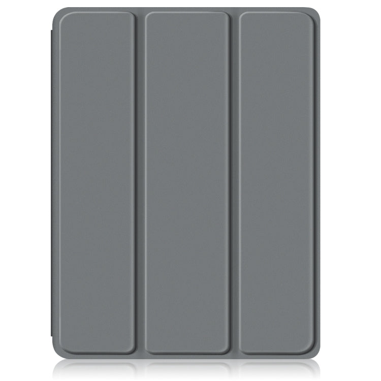 For iPad Air 11 2024 / Pro 11 2022 Acrylic 3-Fold Smart Leather Tablet Case(Grey) - iPad Air 11 2025 / 2024 Cases by PMC TechLife | Online Shopping South Africa | PMC TechLife | Buy Now Pay Later Mobicred
