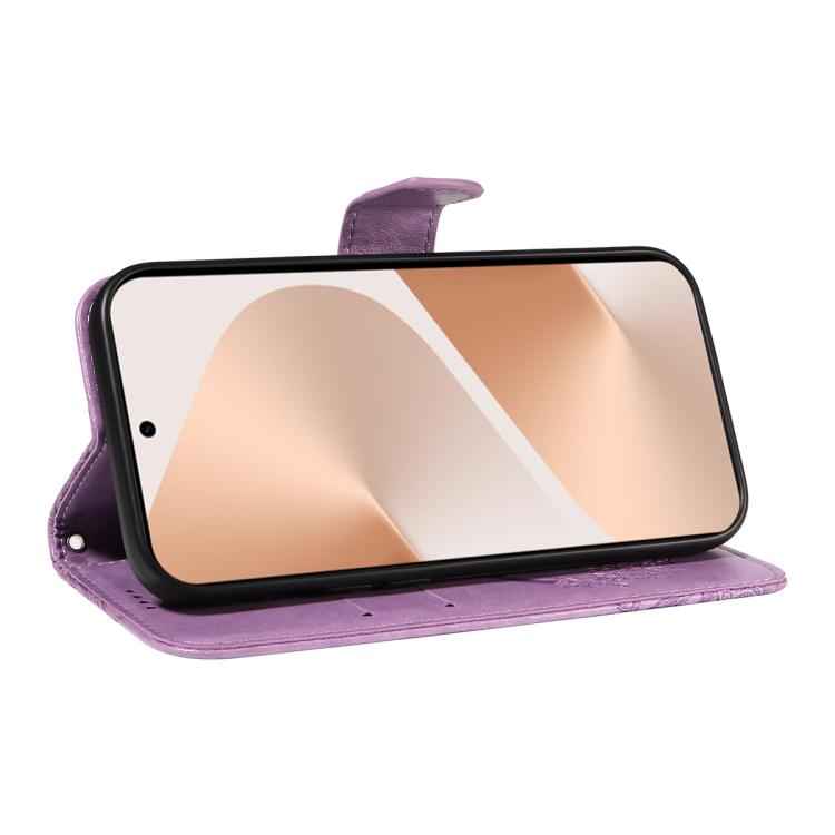 For Huawei Pura 80 5G Swallowtail Butterfly Embossed Leather Phone Case(Purple) - free shipping - PMC TechLife - Order now!