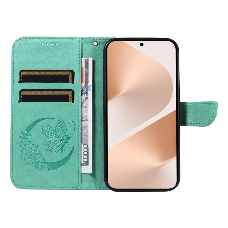 For Huawei Pura 80 5G Swallowtail Butterfly Embossed Leather Phone Case(Green) - free shipping - PMC TechLife - Order now!