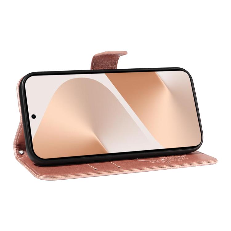 For Huawei Pura 80 5G Swallowtail Butterfly Embossed Leather Phone Case(Rose Gold) - free shipping - PMC TechLife - Order now!