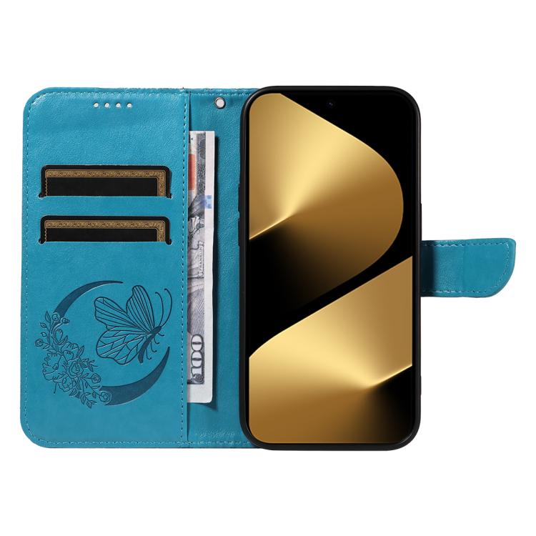 For Huawei Pura 80 Ultra 5G Swallowtail Butterfly Embossed Leather Phone Case(Blue) - free shipping - PMC TechLife - Order now!
