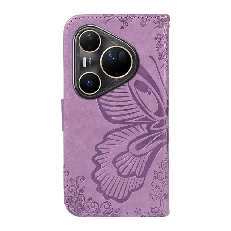 For Huawei Pura 80 Ultra 5G Swallowtail Butterfly Embossed Leather Phone Case(Purple) - free shipping - PMC TechLife - Order now!