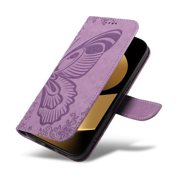 For Huawei Pura 80 Ultra 5G Swallowtail Butterfly Embossed Leather Phone Case(Purple) - free shipping - PMC TechLife - Order now!