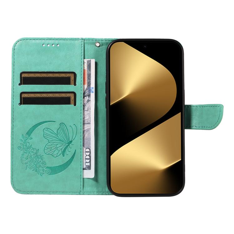 For Huawei Pura 80 Ultra 5G Swallowtail Butterfly Embossed Leather Phone Case(Green) - free shipping - PMC TechLife - Order now!