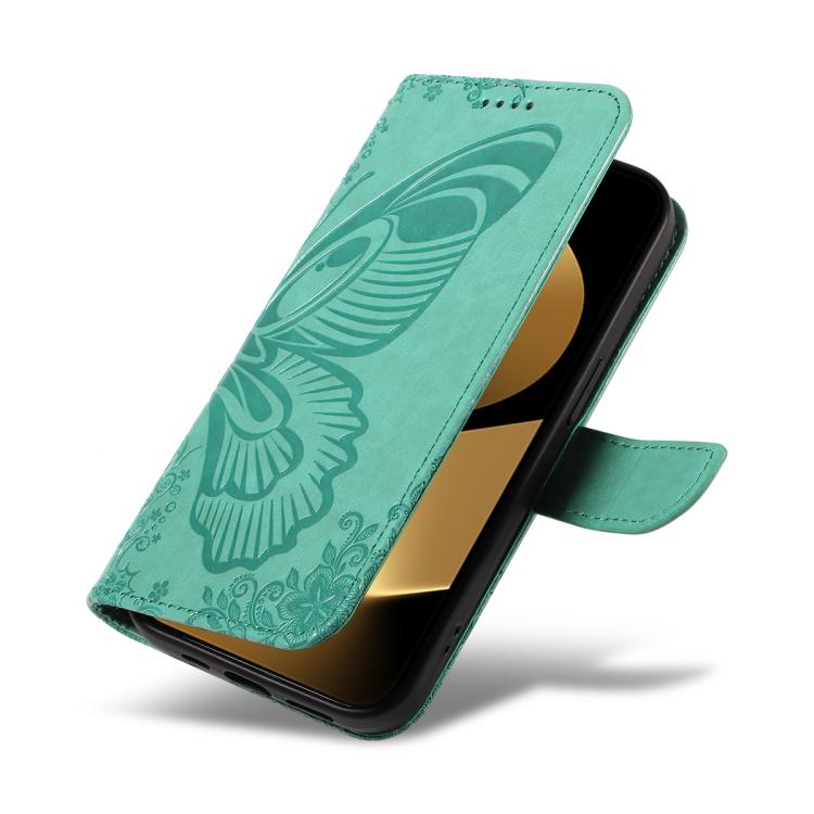 For Huawei Pura 80 Ultra 5G Swallowtail Butterfly Embossed Leather Phone Case(Green) - free shipping - PMC TechLife - Order now!