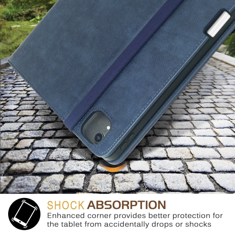 For iPad Air 11 2025 / 2024 Front Stand Smart TPU Leather Tablet Case(Dark Blue) - free shipping - PMC TechLife - Order now!