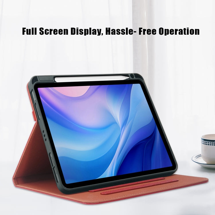 For iPad Air 11 2025 / 2024 Front Stand Smart TPU Leather Tablet Case(Red) - iPad Air 11 2025 / 2024 Cases by PMC TechLife | Online Shopping South Africa | PMC TechLife | Buy Now Pay Later Mobicred