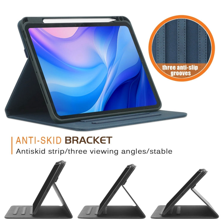 For iPad Pro 11 2024 Front Stand Smart TPU Leather Tablet Case(Dark Blue) - iPad Pro 11 2024 Cases by PMC TechLife | Online Shopping South Africa | PMC TechLife | Buy Now Pay Later Mobicred