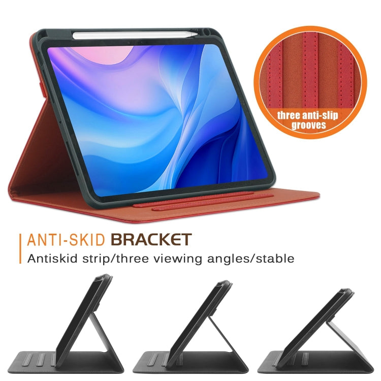 For iPad Pro 11 2024 Front Stand Smart TPU Leather Tablet Case(Red) - iPad Pro 11 2024 Cases by PMC TechLife | Online Shopping South Africa | PMC TechLife | Buy Now Pay Later Mobicred