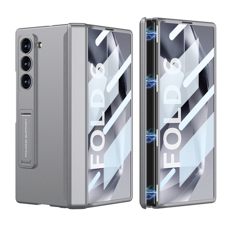 For Samsung Galaxy Z Fold6 GKK Integrated Full Coverage Magnetic Fold Phone Case(Grey) - free shipping - PMC Jewellery - Order now!