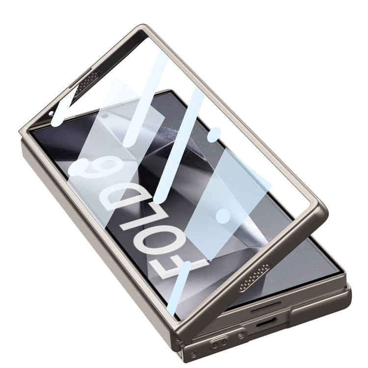 For Samsung Galaxy Z Fold6 GKK Integrated Ultra-thin Sliding Window Phone Case(Black) - free shipping - PMC Jewellery - Order now!