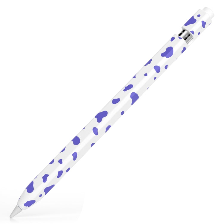 For Apple Pencil 1 Cow Pattern Stylus Silicone Protective Cover(Purple) - Pencil Accessories by PMC Jewellery | Online Shopping South Africa | PMC Jewellery | Buy Now Pay Later Mobicred