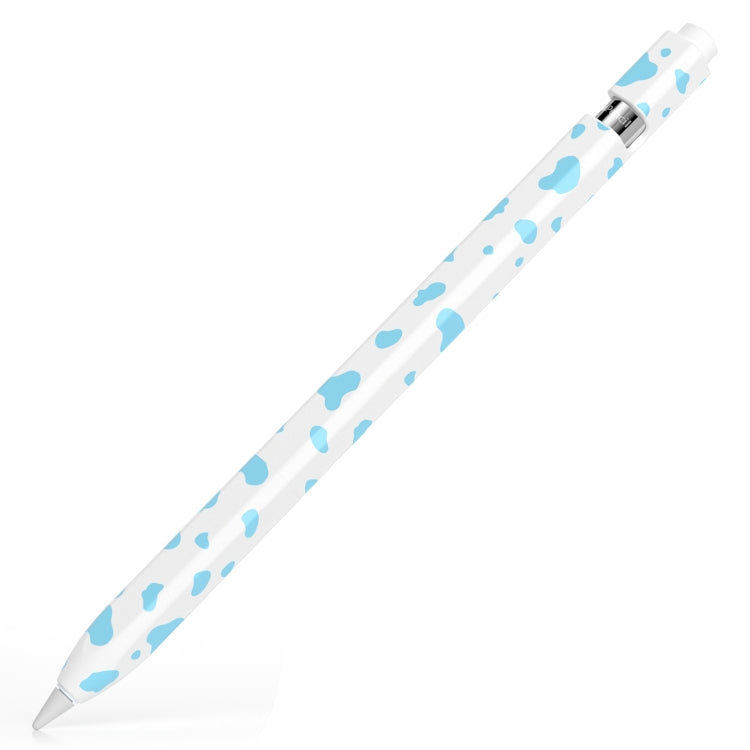 For Apple Pencil 1 Cow Pattern Stylus Silicone Protective Cover(Blue) - Pencil Accessories by PMC Jewellery | Online Shopping South Africa | PMC Jewellery | Buy Now Pay Later Mobicred