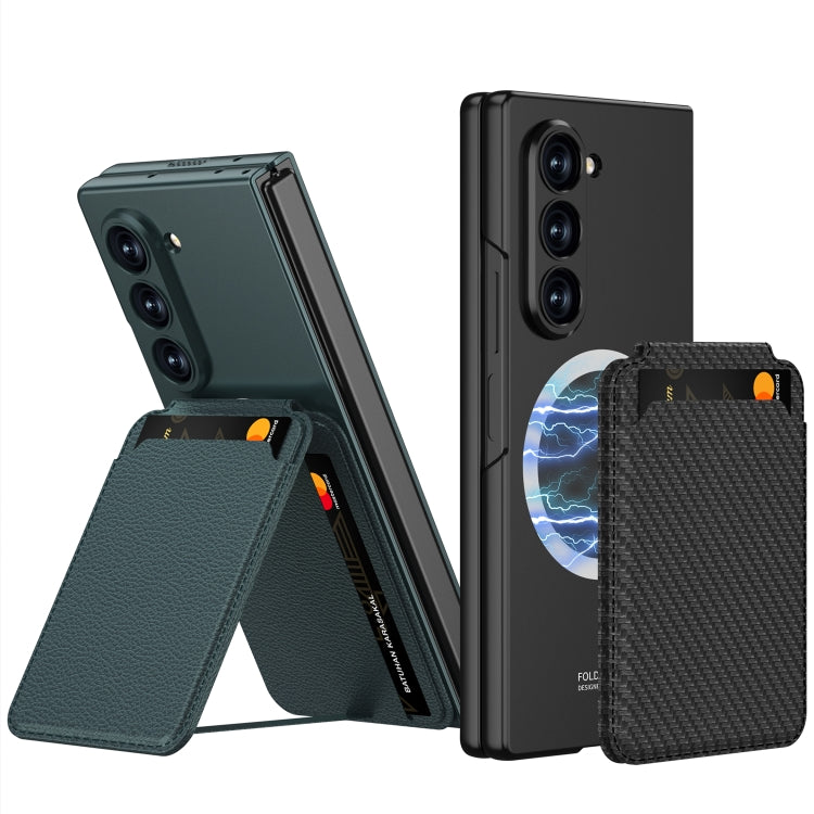 For Samsung Galaxy Z Fold6 GKK Integrated Magsafe Detachable Card Slot Phone Case(Green) - free shipping - PMC Jewellery - Order now!