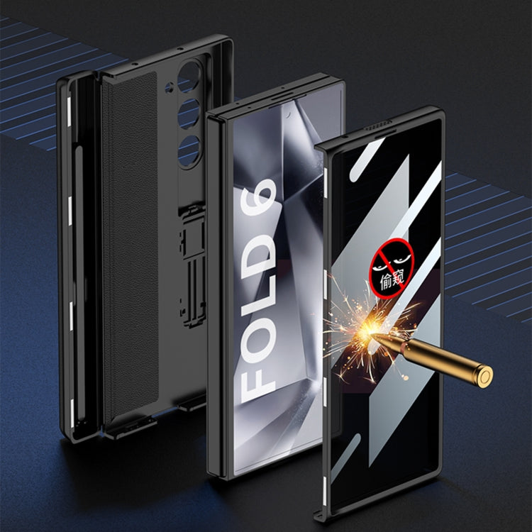 For Samsung Galaxy Z Fold6 GKK Integrated Anti Peep Full Coverage Magnetic Fold Phone Case with Pen Box, Not Included Pen(Green) - free shipping - PMC Jewellery - Order now!
