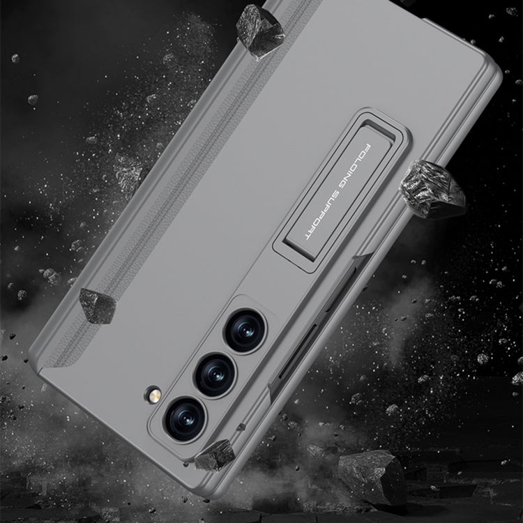 For Samsung Galaxy Z Fold6 GKK Integrated Anti Peep Full Coverage Magnetic Fold Phone Case with Pen Box, Not Included Pen(Green) - free shipping - PMC Jewellery - Order now!