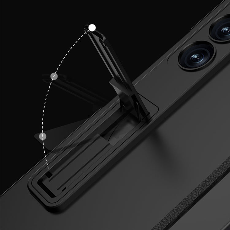 For Samsung Galaxy Z Fold6 GKK Integrated Anti Peep Full Coverage Magnetic Fold Phone Case(Gold) - free shipping - PMC Jewellery - Order now!