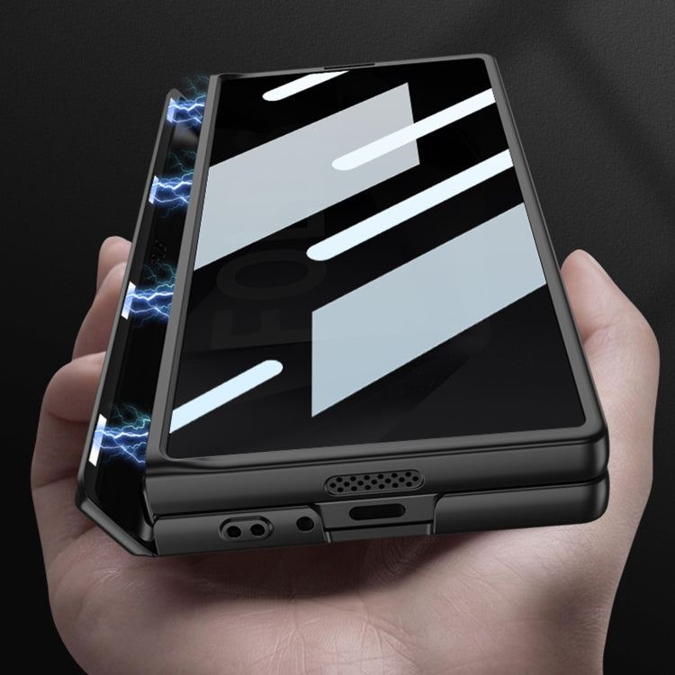 For Samsung Galaxy Z Fold6 GKK Integrated Anti Peep Full Coverage Magnetic Fold Phone Case(Titanium Gray) - free shipping - PMC Jewellery - Order now!