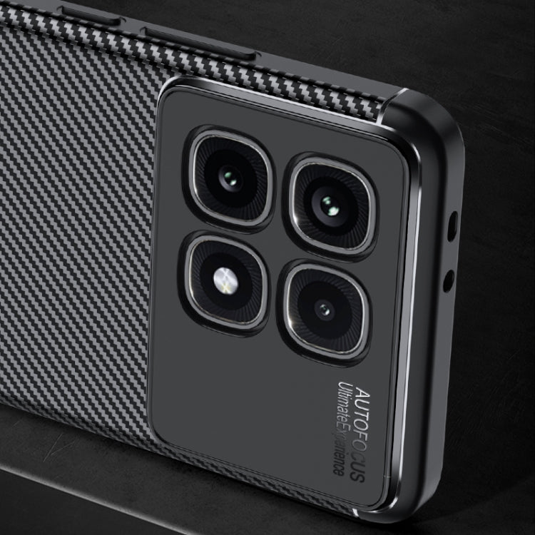 For Redmi K70 Ultra Carbon Fiber Texture Shockproof TPU Phone Case(Black) - free shipping - PMC Jewellery - Order now!