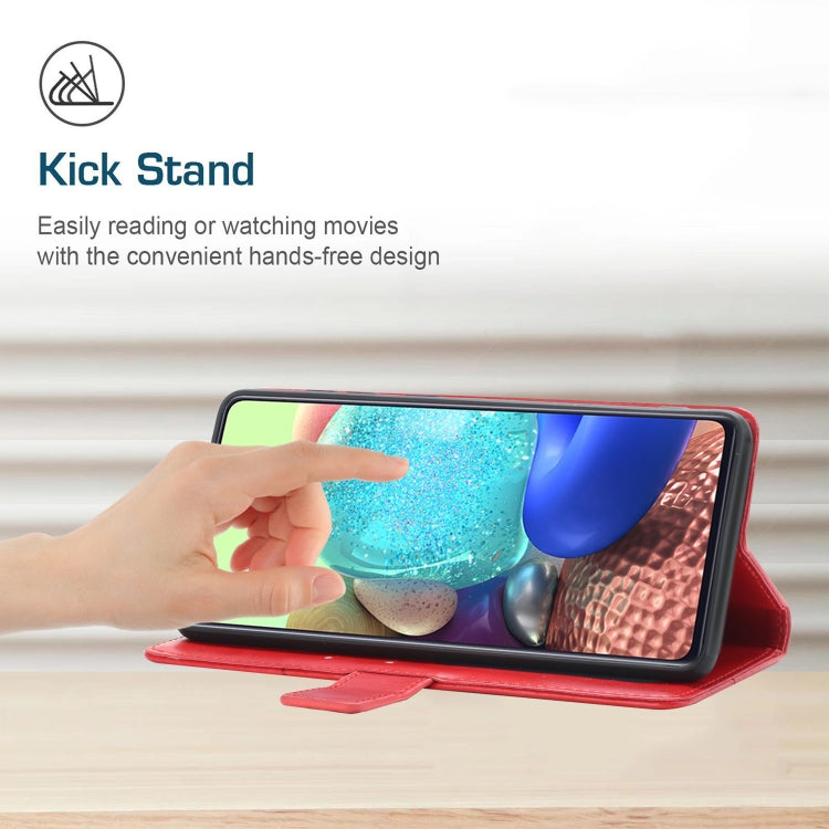 For Samsung Galaxy S25+ 5G Y-shaped Pattern Flip Leather Phone Case(Red) - free shipping - PMC Jewellery - Order now!